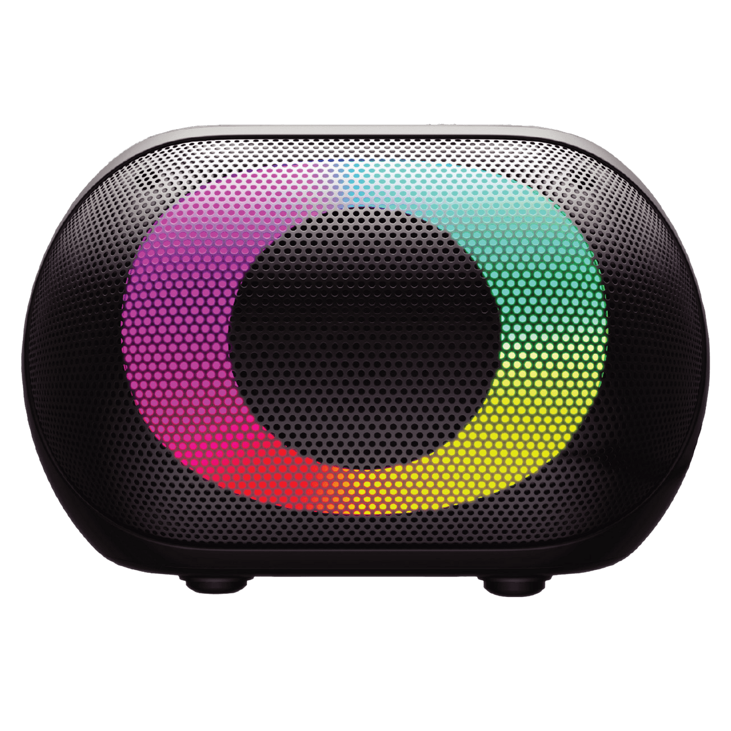Sway Halo Led Ipx5 Splash Resistant Bluetooth Speaker 10w 10W Bluetooth Portable Speaker - Black