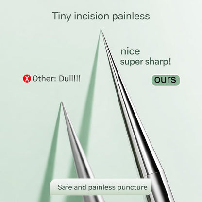 5PCS Blackhead Remover Comedone Extractor, Curved Blackhead Tweezers Kit, Professional Stainless Pimple Acne Blemish Removal Tools Kit for Manual
