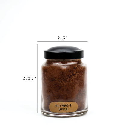 A Cheerful Giver - Nutmeg & Spice - 34oz Papa Scented Candle Jar with Lid - Keepers of The Light - 155 Hours of Burn Time, Gift for Women, Brown