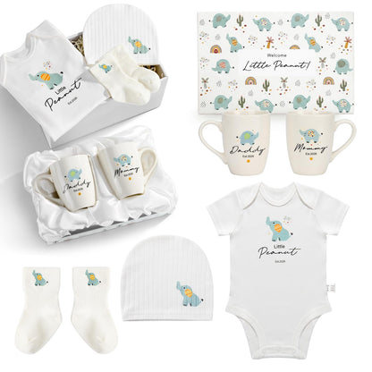 AW BRIDAL New Mom Gifts for Women, Baby Gift Baskets for Boys Baby Shower