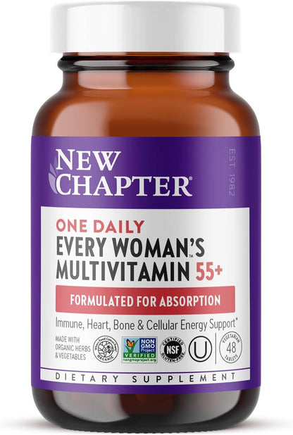 New Chapter Every Woman's One Daily 55+ Multivitamin, 96 Tablets