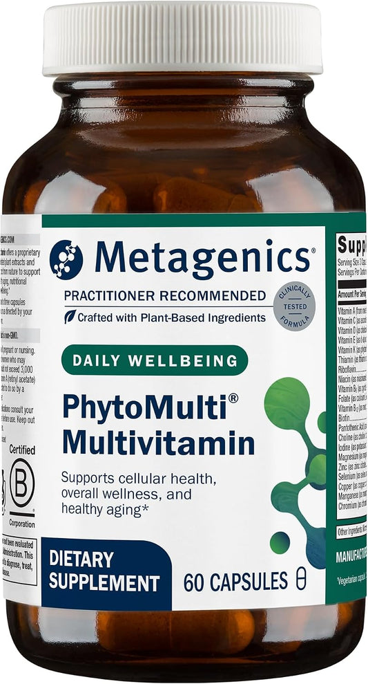 Metagenics PhytoMulti Multivitamin with Phytonutrients, 60 Capsules