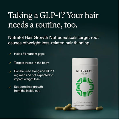 Nutrafol Women Hair Growth Supplements, Ages 18-44, 2-Month Bundle
