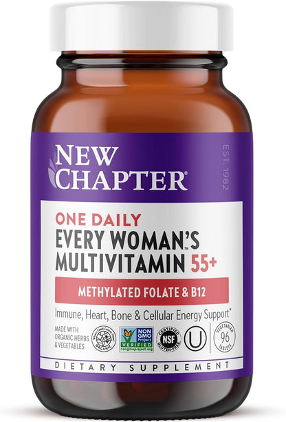 New Chapter Every Woman's One Daily 55+ Multivitamin, 96 Tablets
