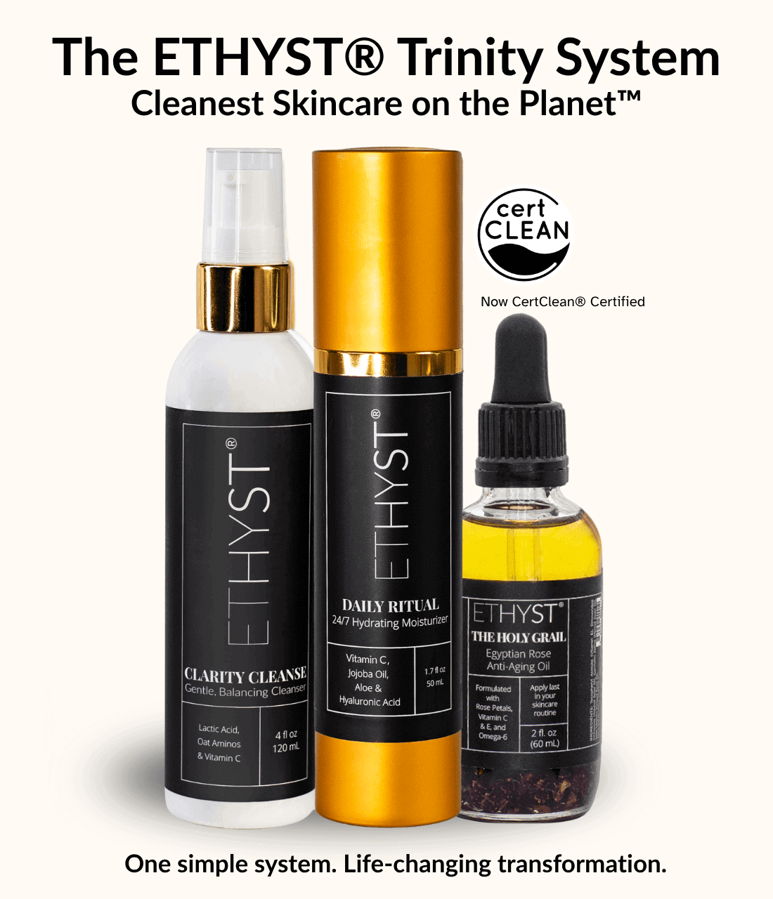 ETHYST® Purity Face & Body Glycolic Exfoliating Cleanser