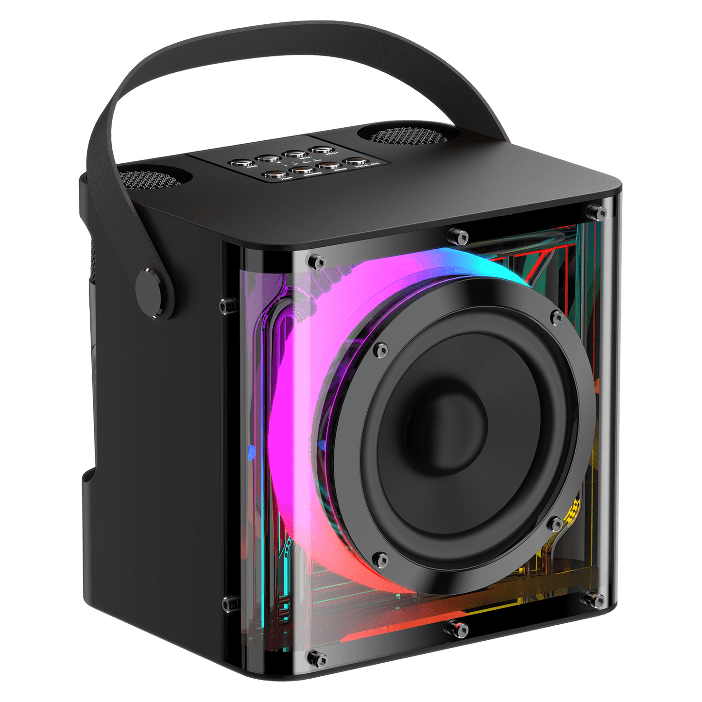 Sway Minioke Duet 20w Speaker With Dual Wireless Microphones 20W Portable Speaker - Black